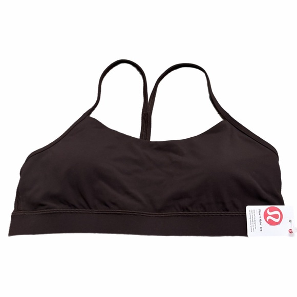 NWT Lululemon Flow Y Bra *Nulu A-C Cup (Sequoia) Size 12